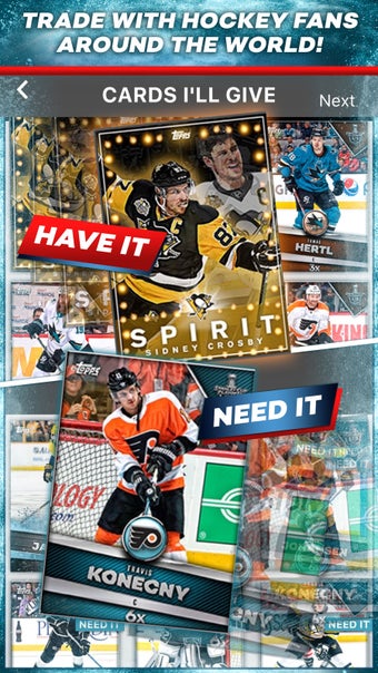 Imagen 1 para NHL SKATE: Hockey Card Tr…