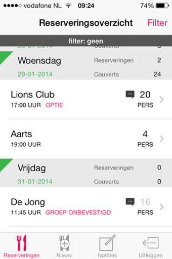 Image 0 for Couverts Dashboard
