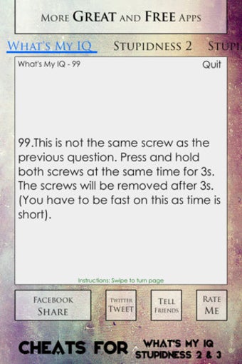 Image 6 for Cheats for What's My IQ, …