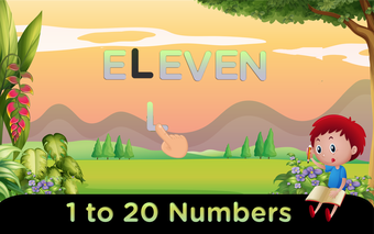 Image 1 for Kids 1 to 20 Numbers Spel…