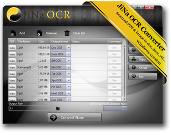 Image 0 for JiNa OCR Converter
