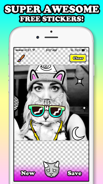 Imagen 2 para Catwang - Sticker Edit Ca…