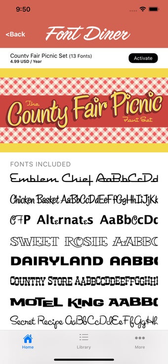 Image 0 for Font Diner