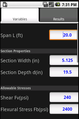 Image 0 for Wood Beam Calculator