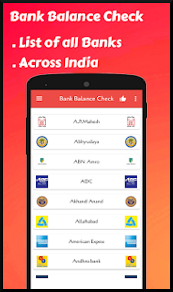 Imagen 0 para Bank Balance check -All B…