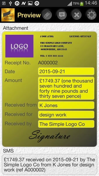 Imagen 3 para Cash Receipt