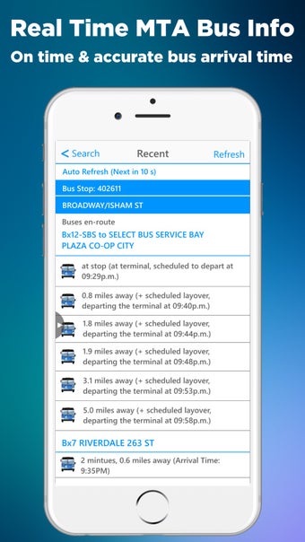 Image 0 for NYC Bus Time App (MTA)