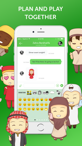 Image 1 for Muslim Emoji Messaging Ap…