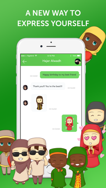 Image 0 for Muslim Emoji Messaging Ap…