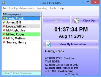 Image 0 for Time Clock MTS
