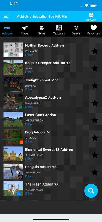 Image 1 for AddOns Installer for MCPE