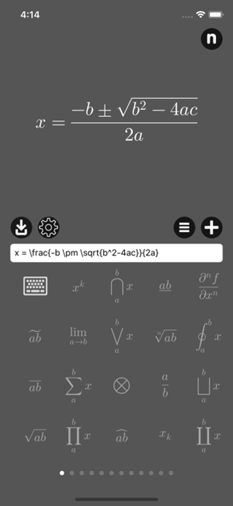Image 2 for Latex Equation Editor