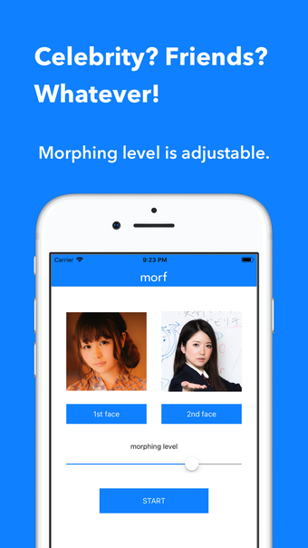 Image 2 for morf - face morphing app