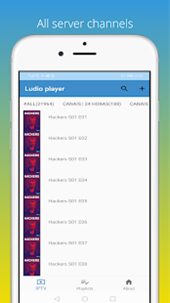 Imagen 2 para Ludio player for IPTV