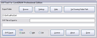 Imagen 0 para DXFTool for CorelDRAW Pro…