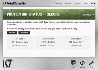 Imagen 0 para K7 TotalSecurity