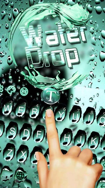 Imagen 3 para Water Drop Keyboard Theme