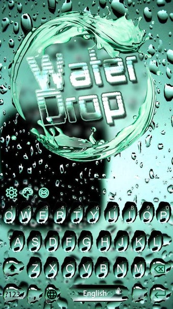 Imagen 1 para Water Drop Keyboard Theme
