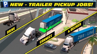 Imagen 3 para Trailer Truck Parking wit…