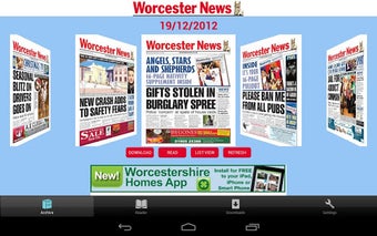Image 0 for Worcester News Newspaper