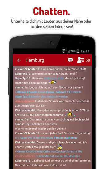Imagen 1 para Knuddels - Chat. Play. Fl…