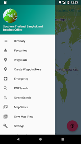 Image 2 for Offline Map Southern Thai…