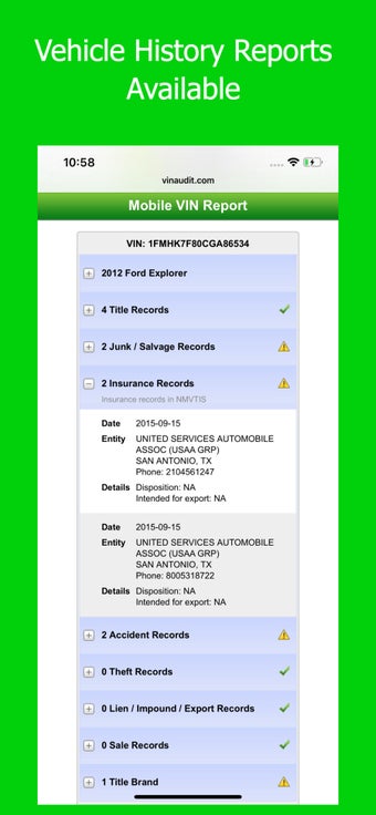 Image 2 for VIN Check Report for Used…