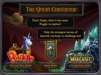 Image 1 for Peggle World of Warcraft …
