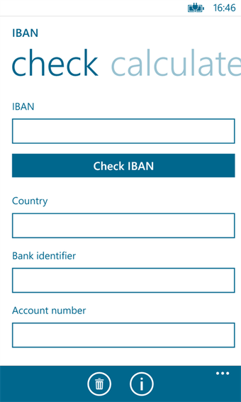 Imagen 1 para IBAN-Calculator for Windo…