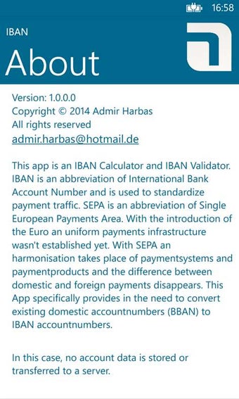 Imagen 0 para IBAN-Calculator for Windo…
