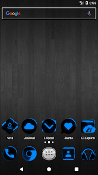 Imagen 3 para Flat Black and Blue Icon …