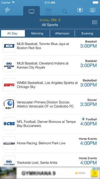 Imagen 1 para US Live Sport TV Listings