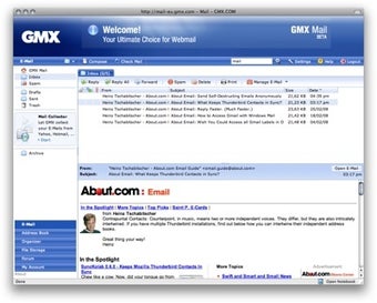 Imagen 1 para GMX Webmail