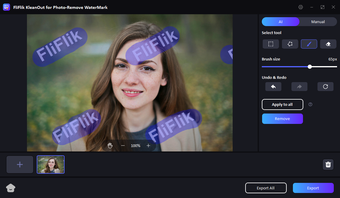 Image 0 for FliFlik Watermark Remover