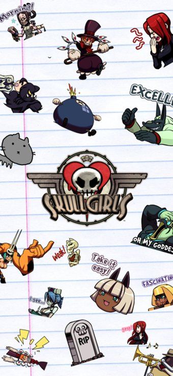 Image 1 for Skullgirls Stickers!