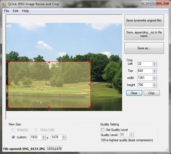 Image 0 for Quick JPEG Resize and Cro…