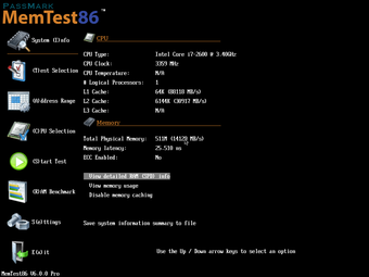 Imagen 0 para Memtest86