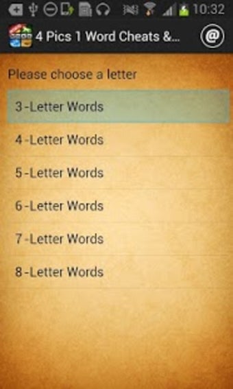 Image 0 for 4 Pics 1 Word Cheats & An…