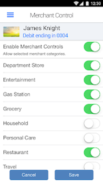 Image 2 for Envista Debit Card Contro…