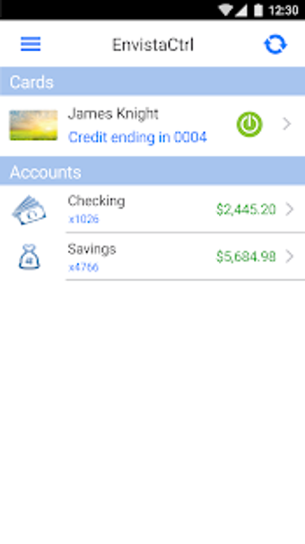 Image 1 for Envista Debit Card Contro…