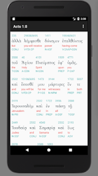 Image 0 for Interlinear Koine Bible