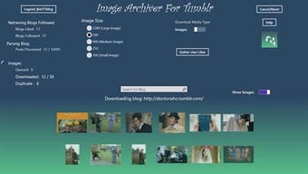 Imagen 0 para Image Archiver for Tumblr…