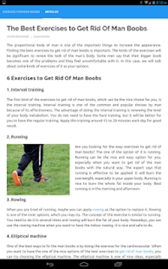 Image 3 for Exercise for Man Boobs
