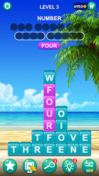 Image 0 for Word Tiles : Hidden Word …