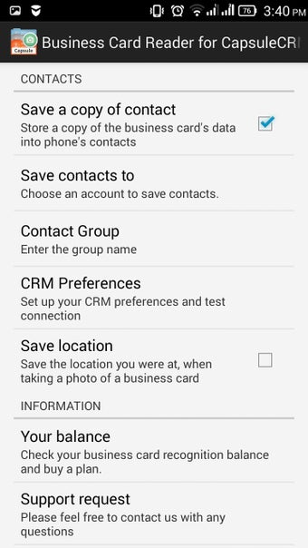 Imagen 6 para Business Card Reader Caps…
