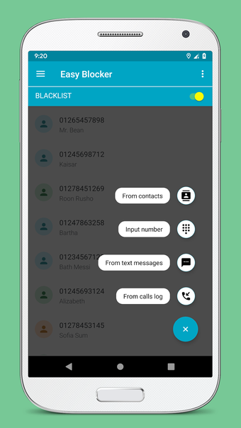 Imagen 1 para Call Blocker - Blacklist …