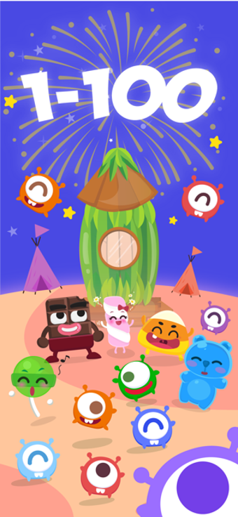 Imagen 1 para CandyBots Numbers 123 Kid…