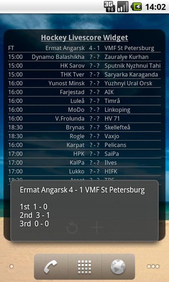 Imagen 0 para Hockey Livescore Widget