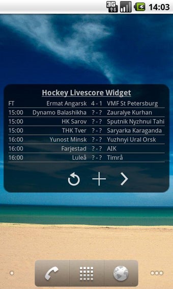 Image 1 for Hockey Livescore Widget