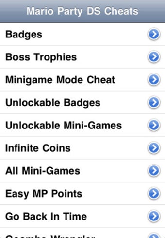 Image 0 for Cheats for Mario Party DS…
